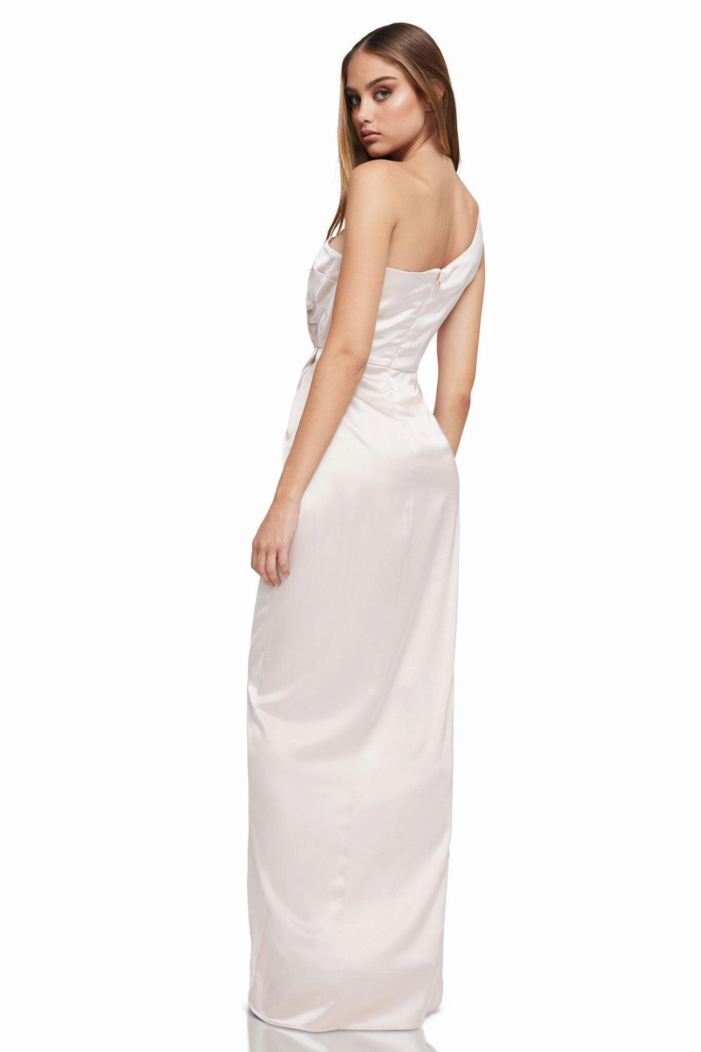 Trendy Cut Party Perfect Nookie Virtue Gown - Nude