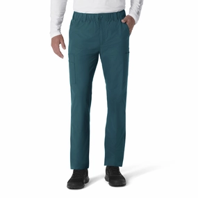 Durable Utility Carhartt Force Essentials Men's Straight Leg Cargo Scrub Pant - Caribbean Blue