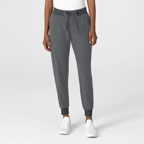 Practical Style Nova Women's Jogger Utility Scrub Pant - Pewter