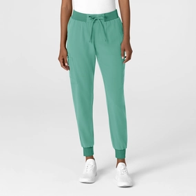Modern Waist Nova Women's Jogger Utility Scrub Pant - Turquoise