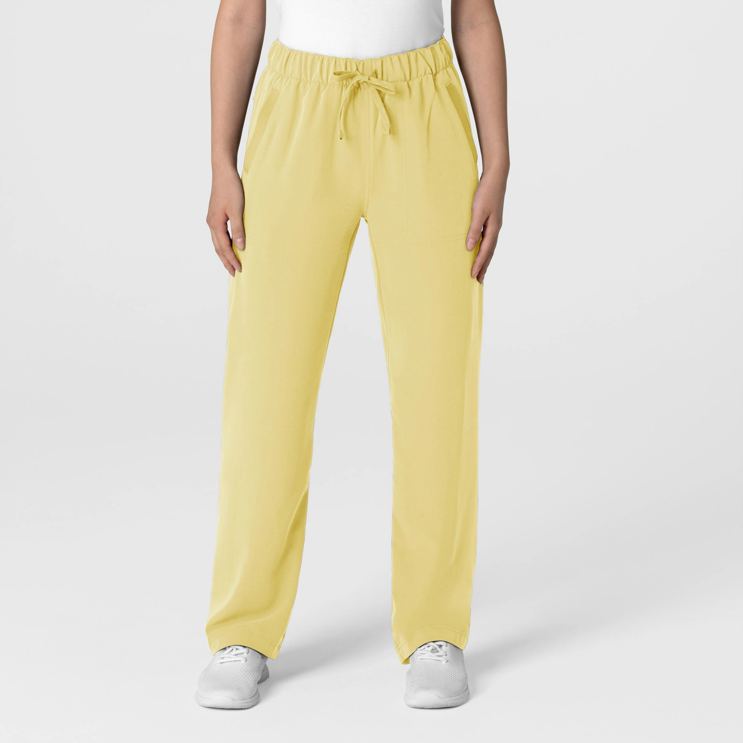 Performance Layer Dynamic Motion Nova Women's Stovepipe High-Low Hem Scrub Pant - Sunshine Yellow