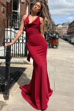 Fall Tone Vanessa Gown - Ruby