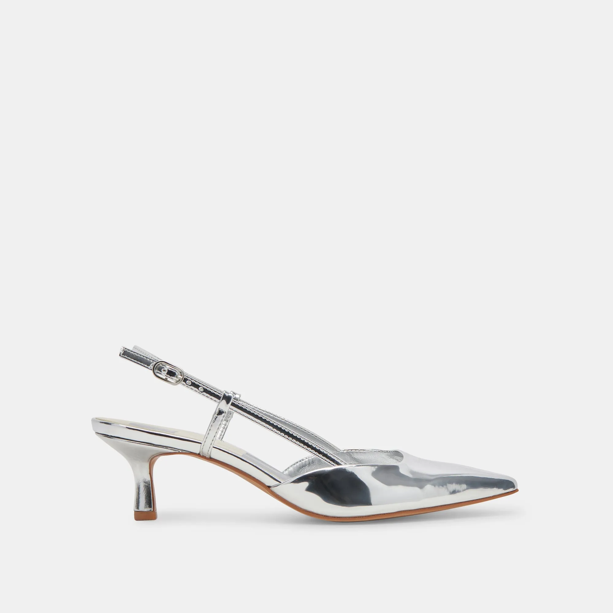 ODELA HEELS SILVER STELLA Luxe Footwear