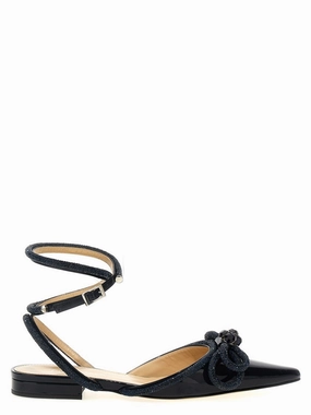 'Double Bow' Ballet Flats Casual Design Deck Walk