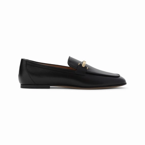 Alley Walk Black Leather Loafers