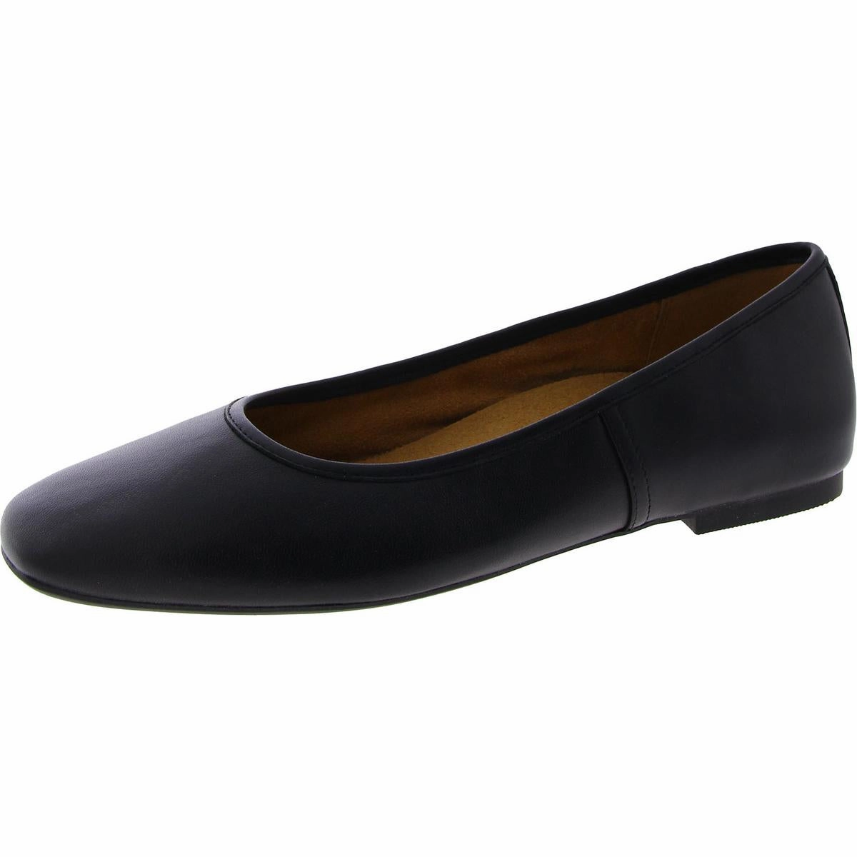 Orinda Womens Leather Square Toe Ballet Flats Perfect Fit