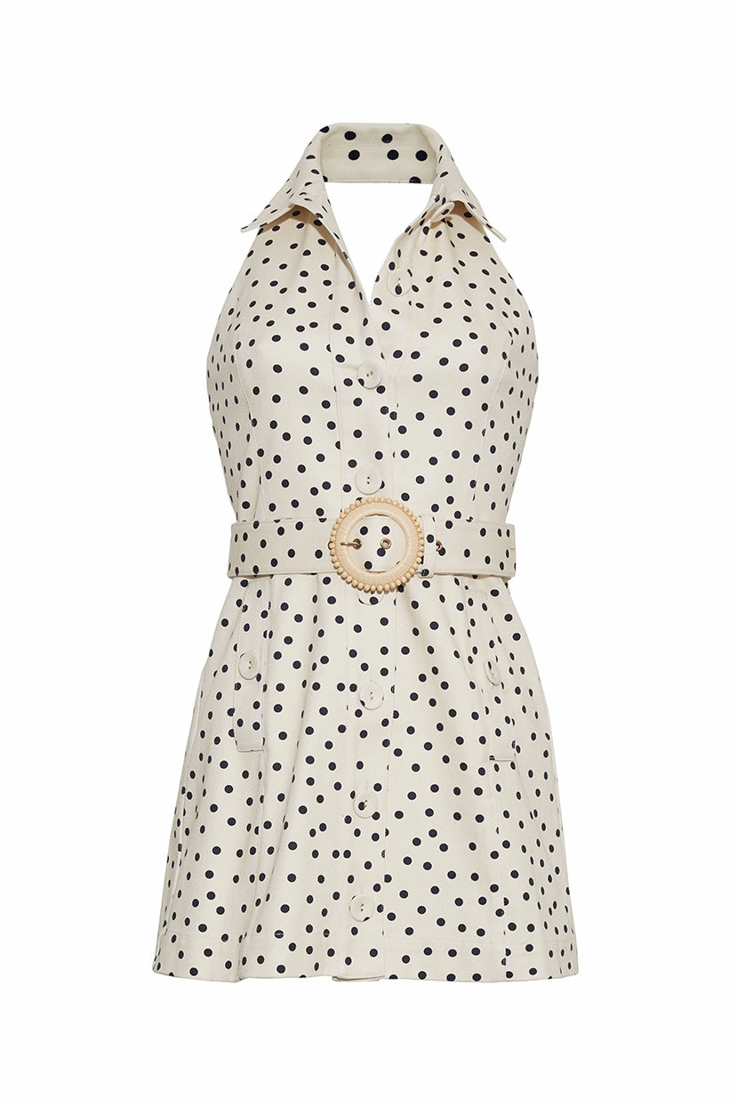 Chic Waistband Classic-style Parker Mini Dress