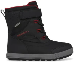 Trail Ready Support Mountain Support Merrell Snow Storm 3.0 Junior Waterproof Boots - Black