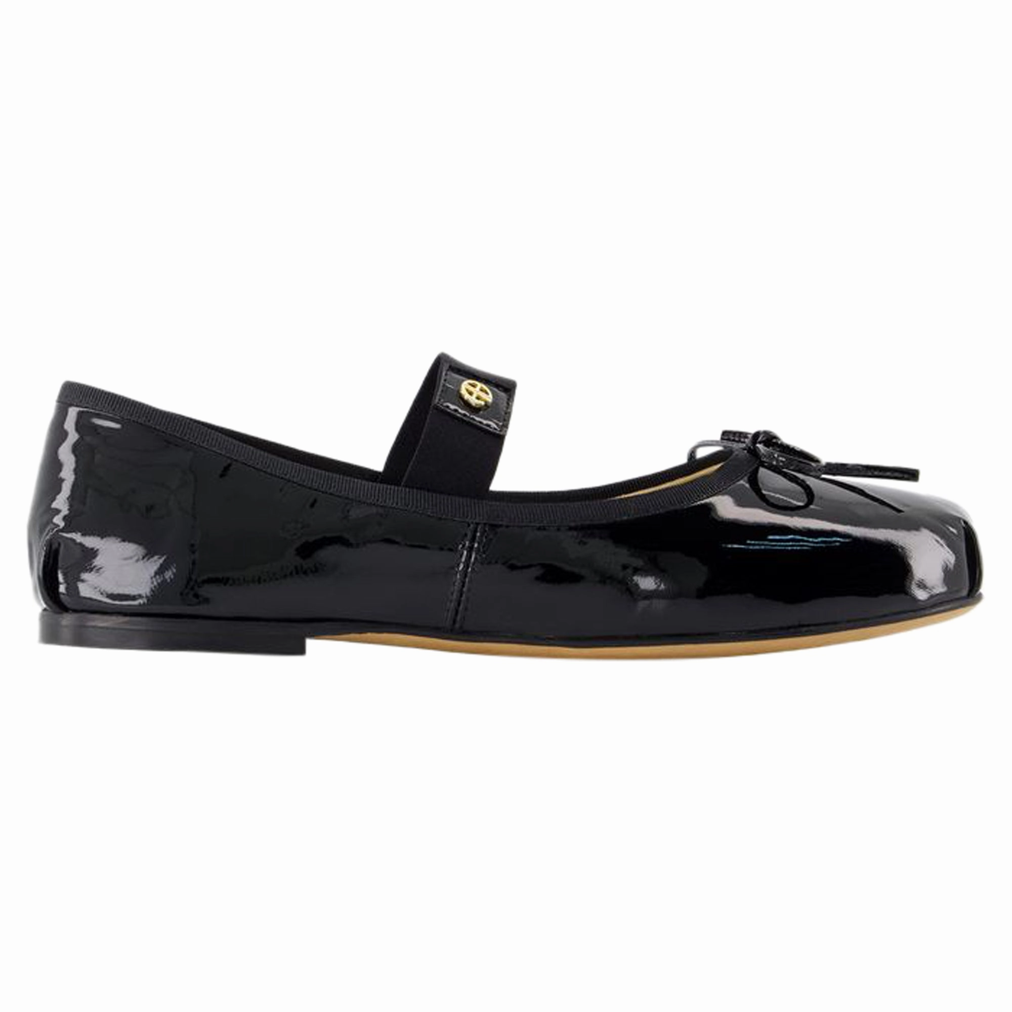 Harvest Glow Coast Step Jolie Flats Flat Shoes - ANINE BING - Leather - Black