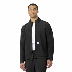 comfort enhancer Carhartt Rugged Flex Men's Bonded Fleece Jacket - Black