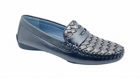 Women's Petra Flat In Grey Slip-On Style Shoes Look View