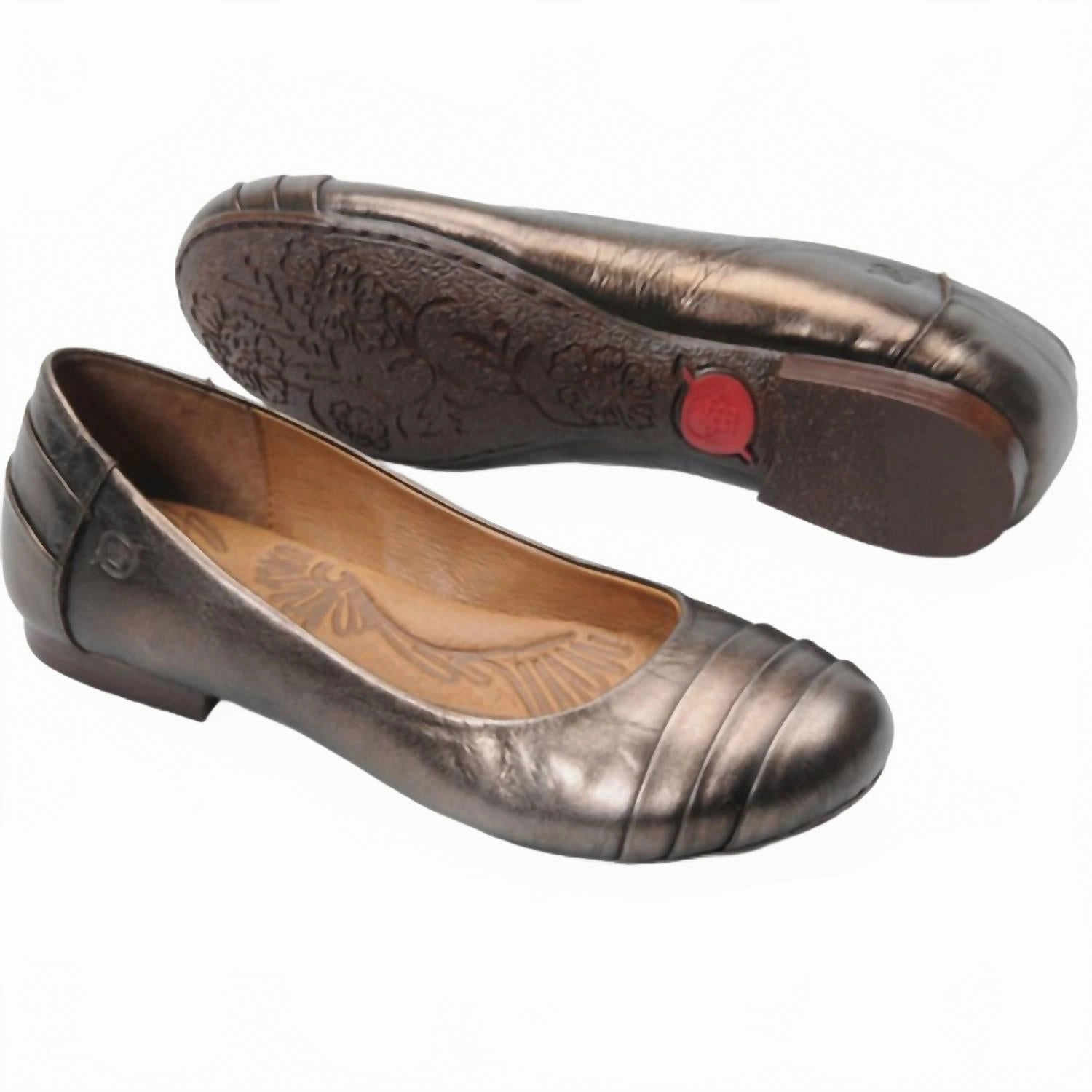 Women's Florence Flats In Whiskey Burn Happy Glow Ankle Support