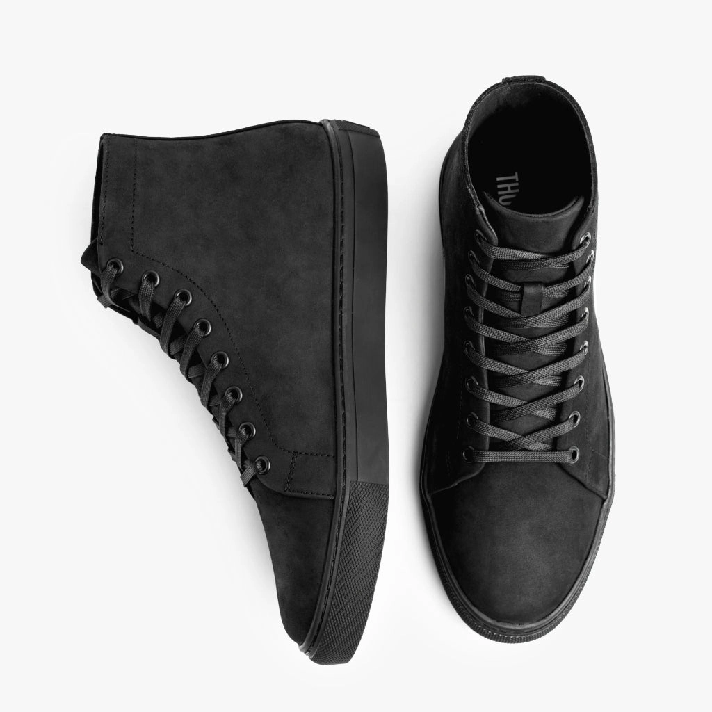 Contoured Midsole work mode Premier High Top | Black Matte