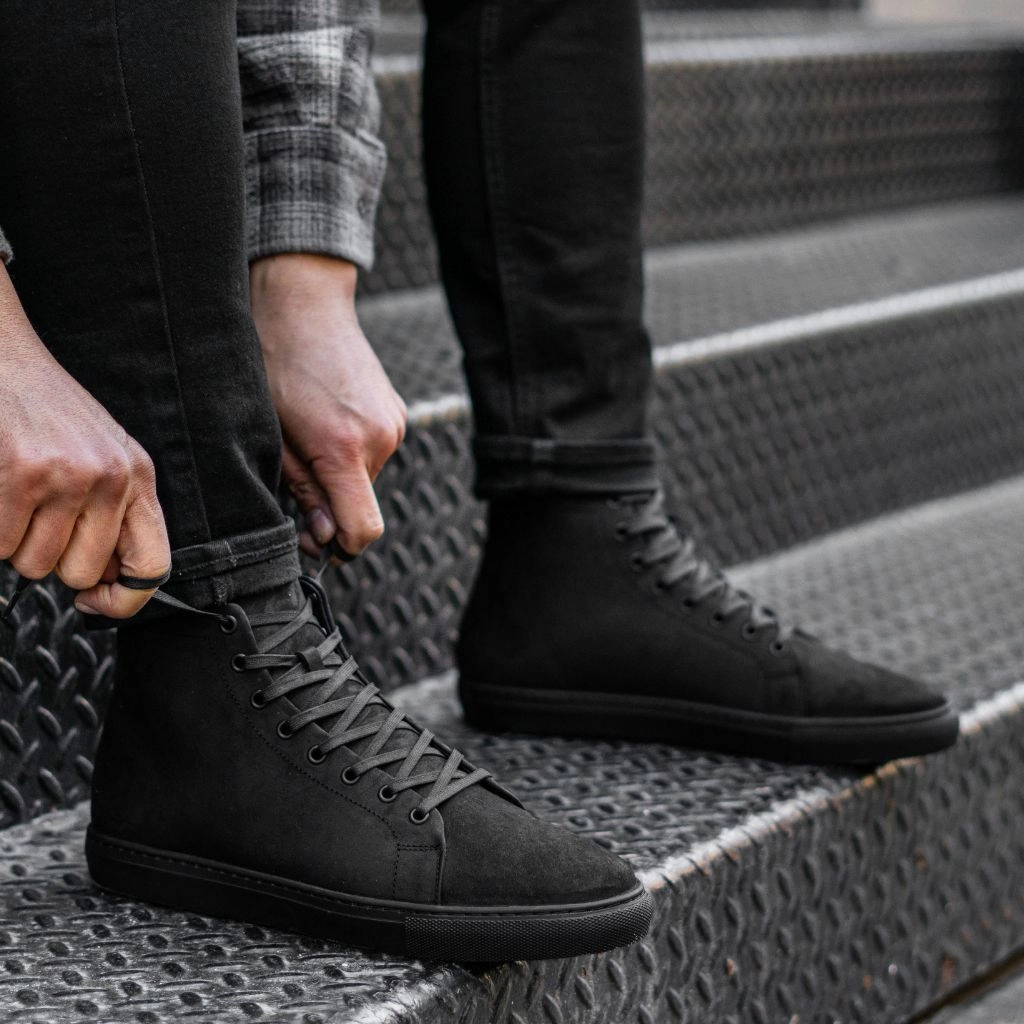 Secure Step AntiOdor Premier High Top | Black Matte