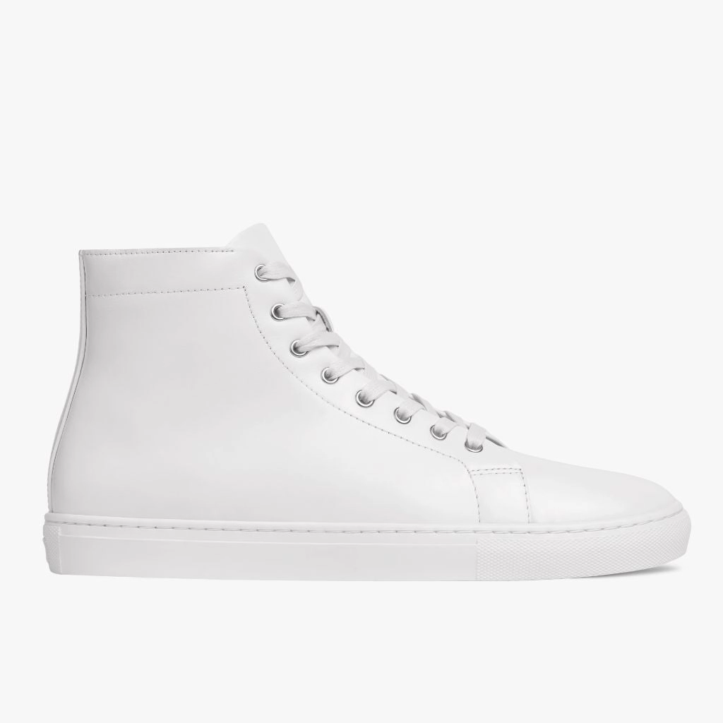 Breathable Knit Uppers Premier High Top | White