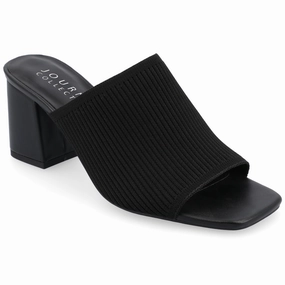 Elegant Step Journee Collection Womens Medium and Wide Width Lorenna Open Square Toe Block Heel Sandals