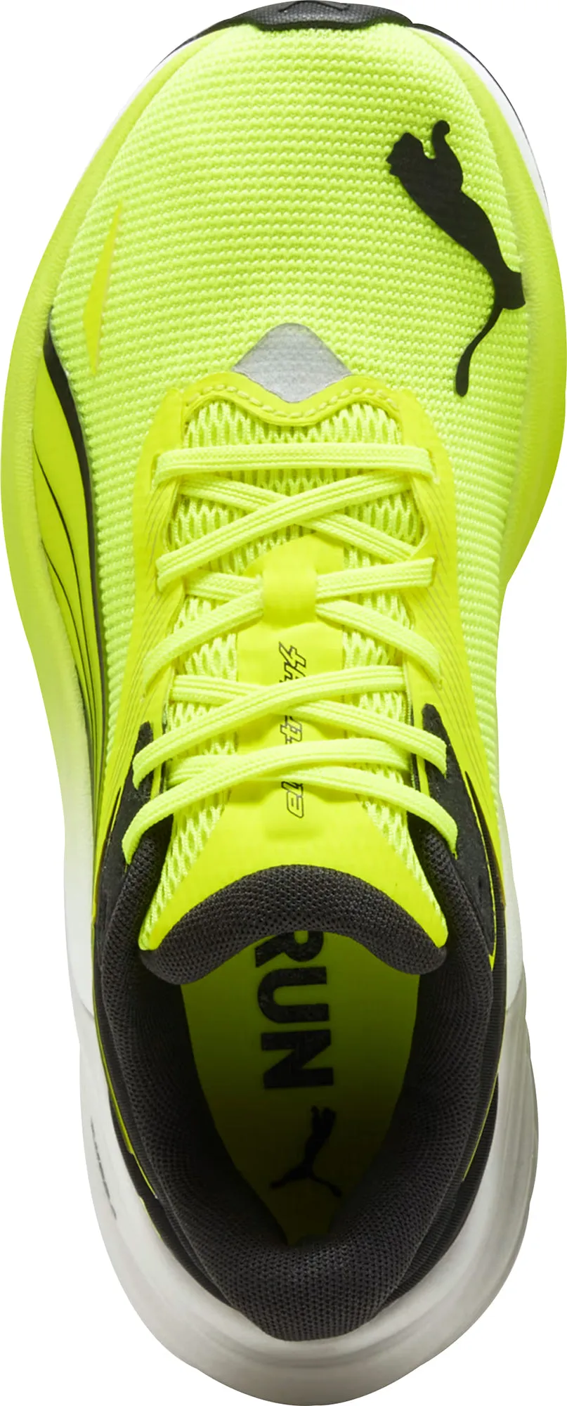 running in a nature reserve Puma Electrify Nitro 4 Junior Running Shoes - Yellow