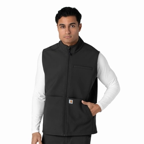 Carhartt Rugged Flex Men's Bonded Fleece Vest - Black Produce