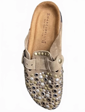 Women's Tropez Suede Flats In Antilope Forest trail Morning Step