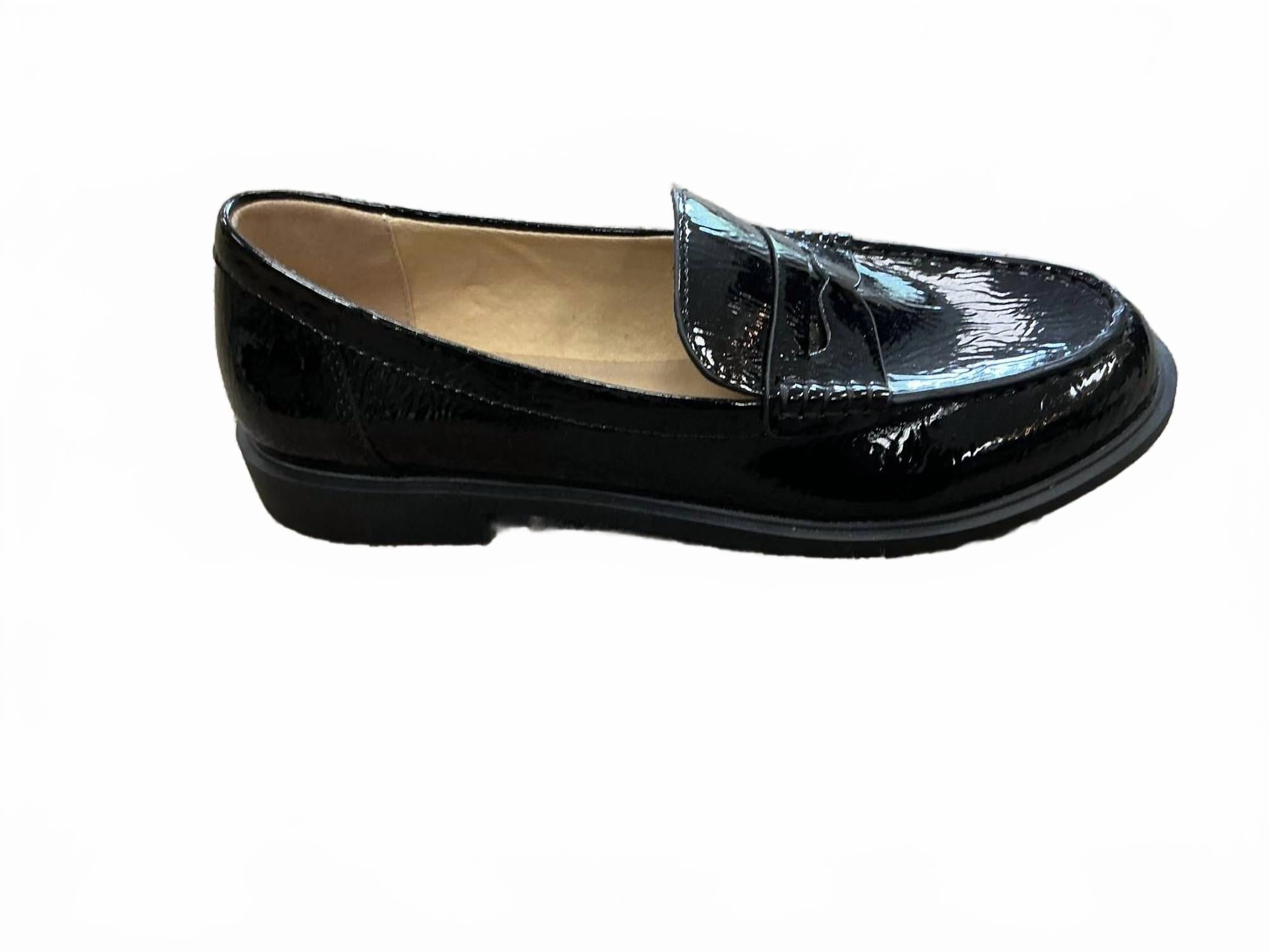 Women's Beloved Patent Loafers In Black Pat Easy to Wear Comfortable Support