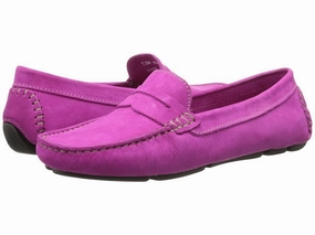 Massimo Matteo Penny Keeper Flats  Pink Moc Toe Loafers Shoes ZOGG378 Urban Play Smooth Surface