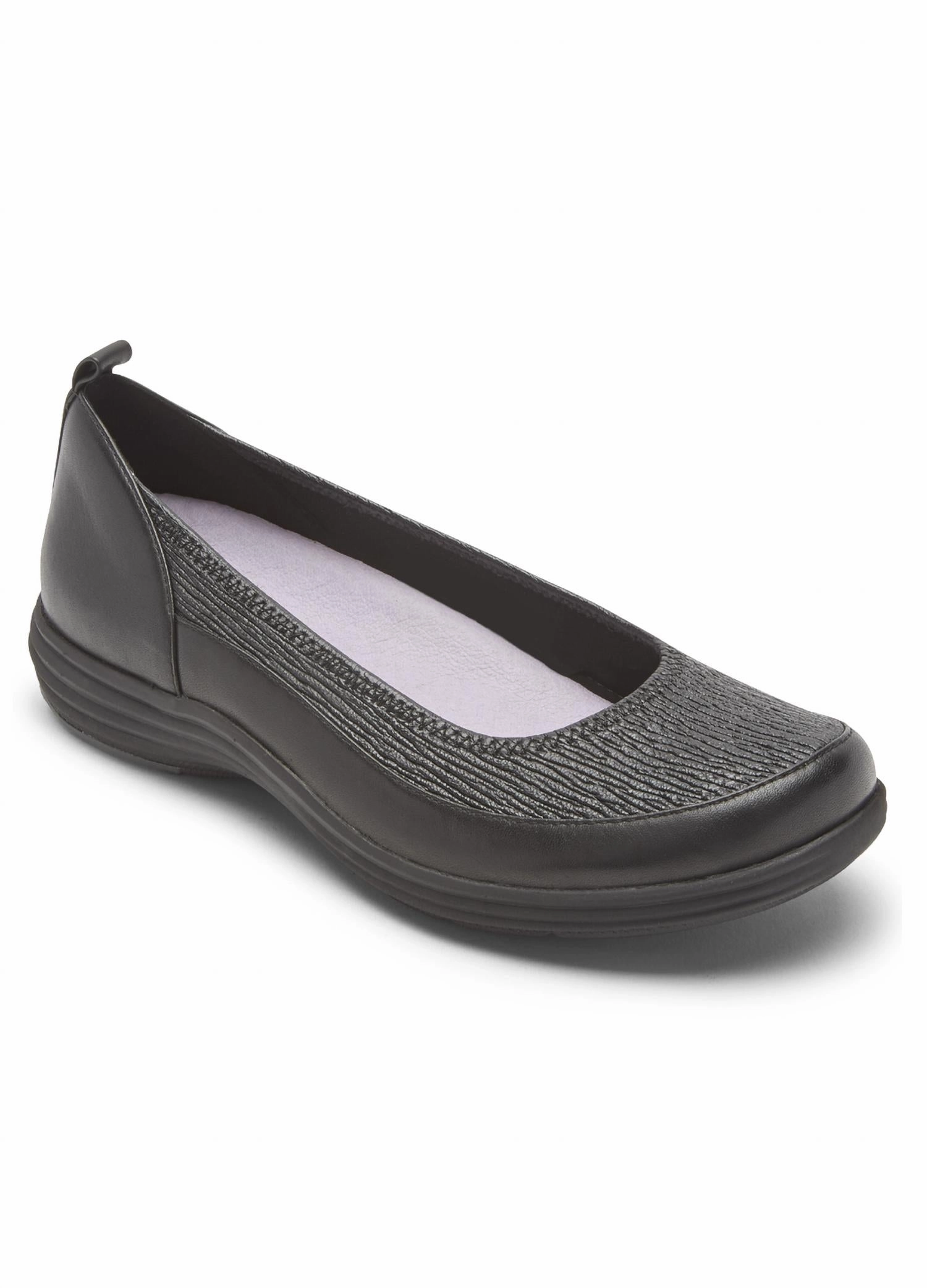 Quinn Curved Slip-On - Narrow In Black Casual Design orthopedic