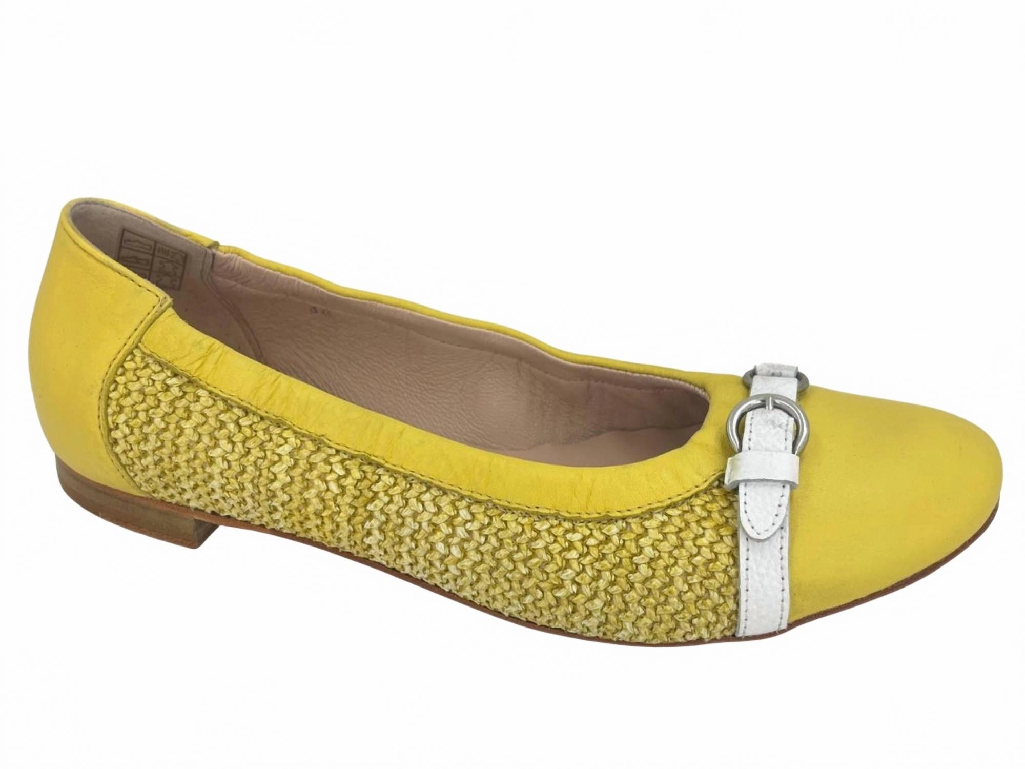 portable Women's Cherish Ballet Flat In Yellow