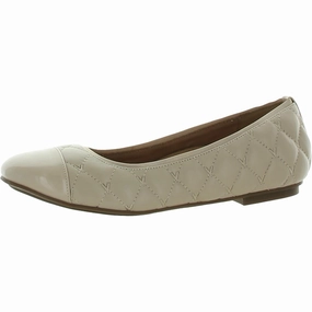 Smooth ride Casual Slip-On Desiree Womens Leather Quilted Ballet Flats