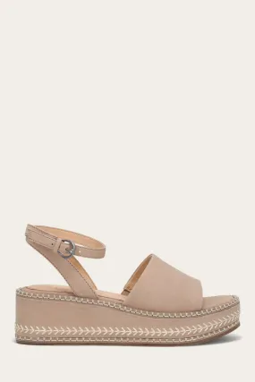Joy Ankle Strap Platform Sandal Step Out Sun Safe