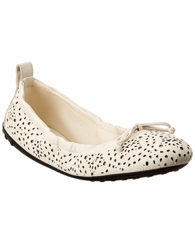 soft cushions TODs Gommino Studded Leather Ballerina Flat