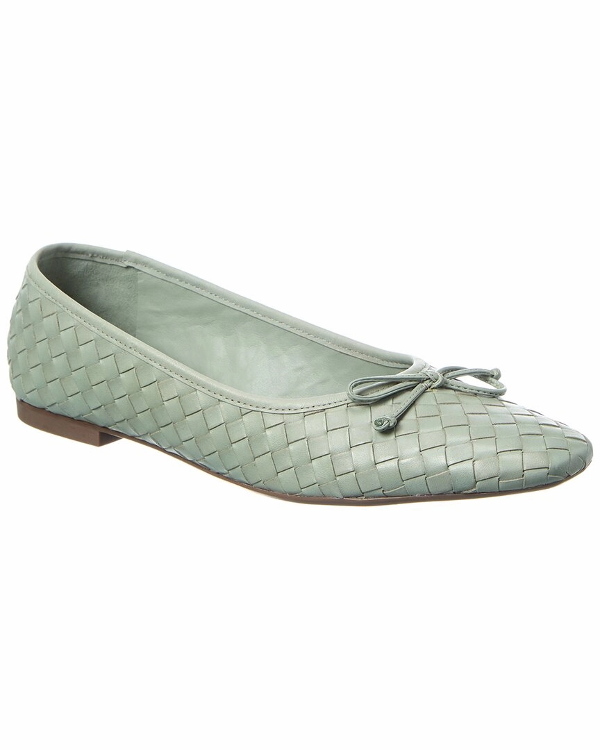 SCHUTZ Arissa Woven Leather Flat straps