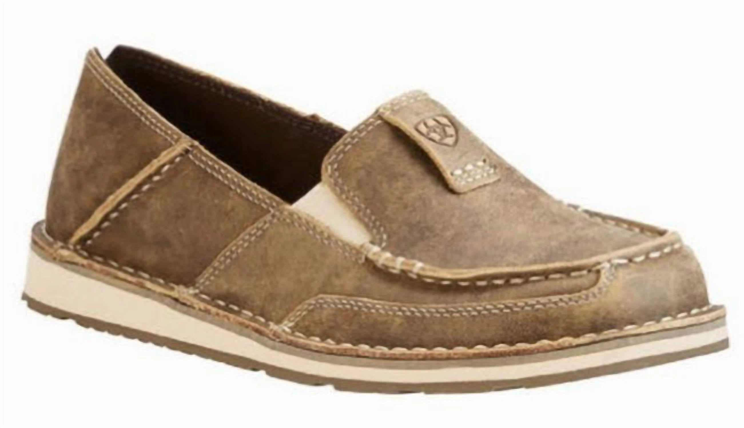Forest Glow Women's Slip-On Cruiser Shoes In Brown Bomber