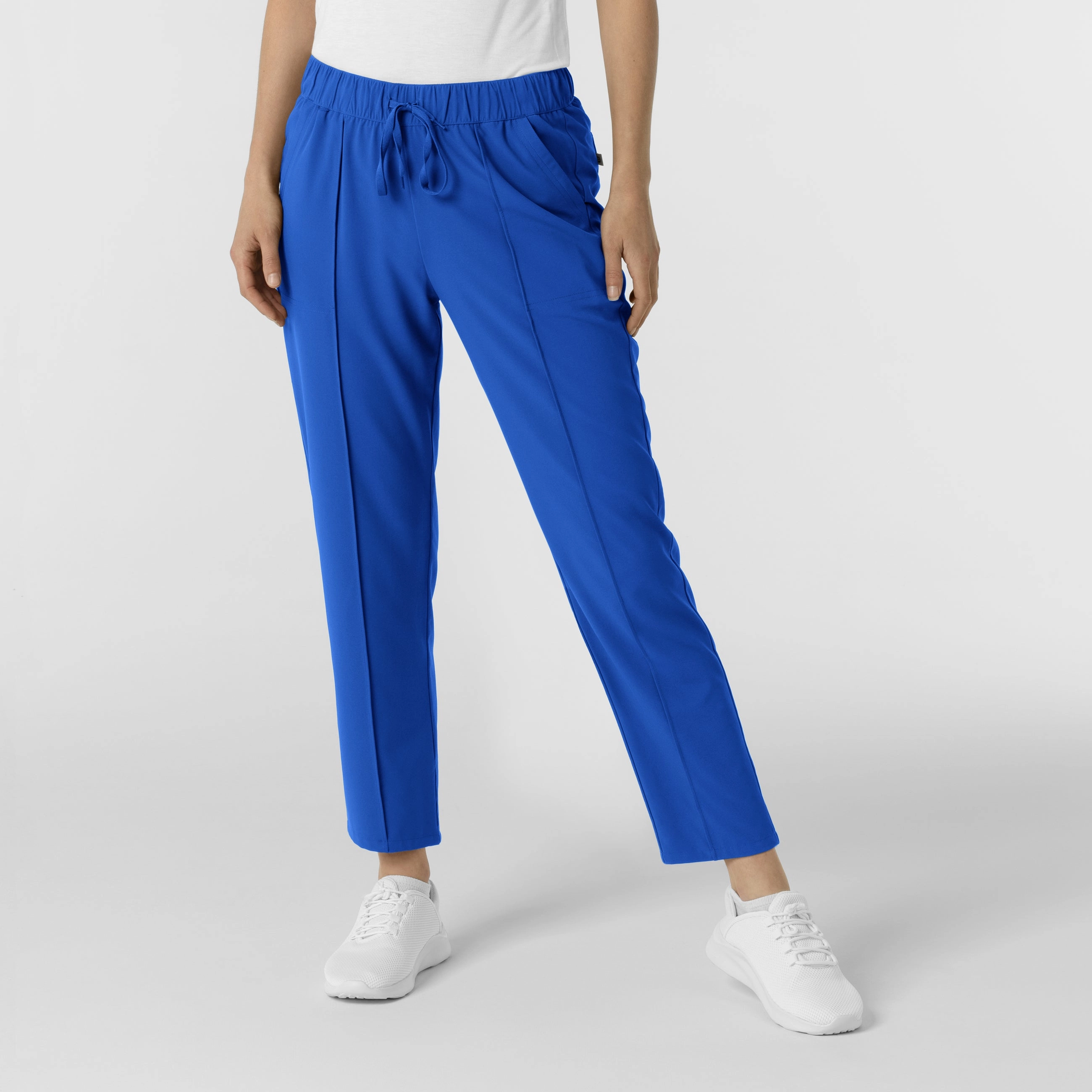 RENEW Edit Women's Tapered Ankle Scrub Trouser - Royal Office Friendly Smart Fit