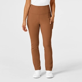 Minimal Vibe Mid-rise fit RENEW Women's Straight Leg Yoga Pant - Chai
