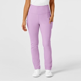 Basic Style RENEW Women's Straight Leg Yoga Pant - Violet Tulle