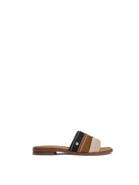 Adjust Strap Santorini Mule - Tri-Colour