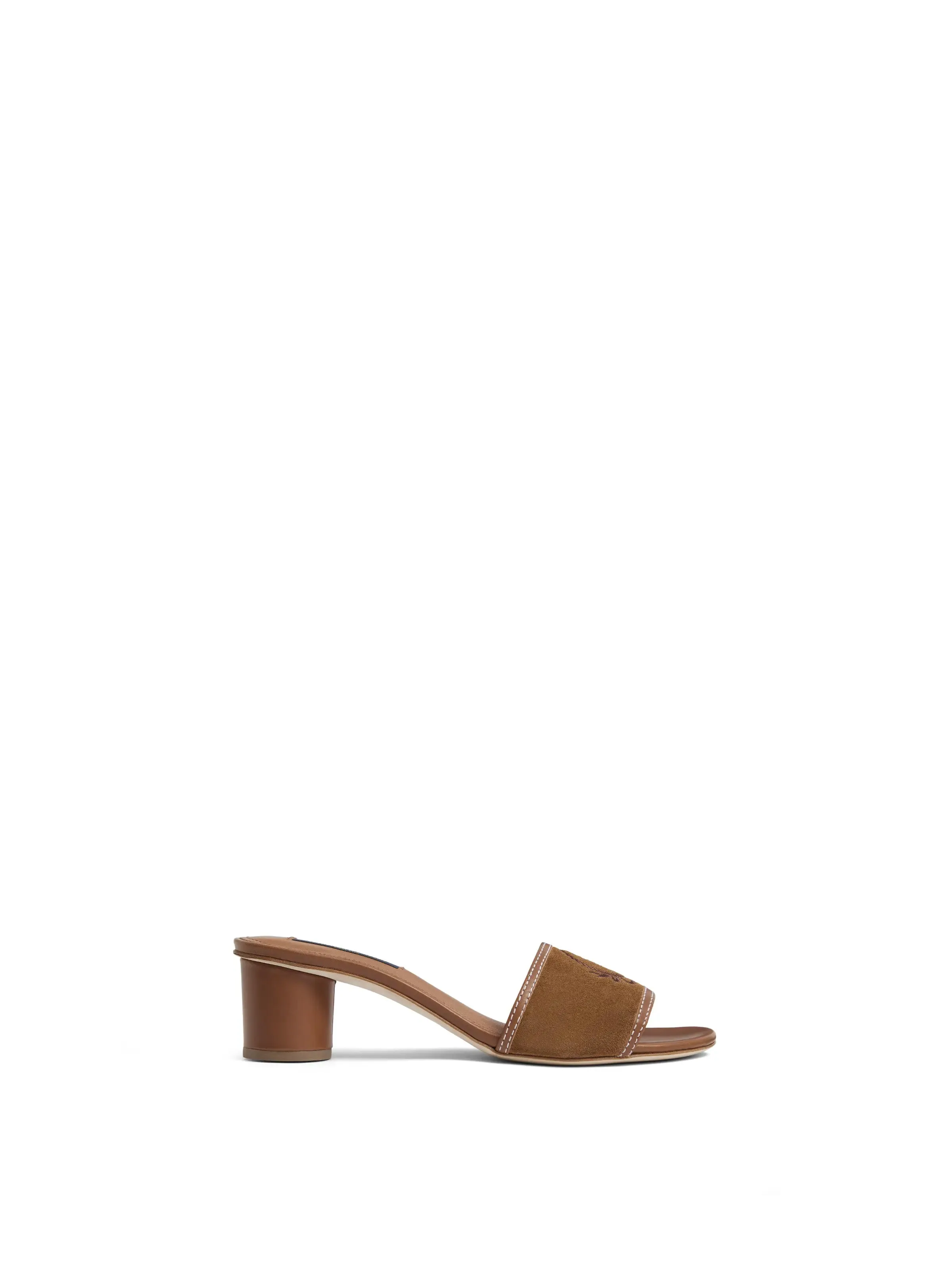 Soft Flexible Silver Glow Richmond Mule - Tan