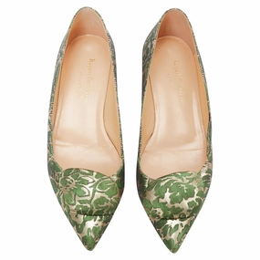Pollen Air Rupert Sanderson Aga brocade embellished pointy flats