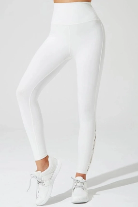 S'Angria 7/8 High Waist Legging - White Zen Mode