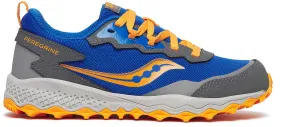 Proprioception Enhancer Saucony Peregrine KDZ Shield Junior Trail Running Shoes - Blue