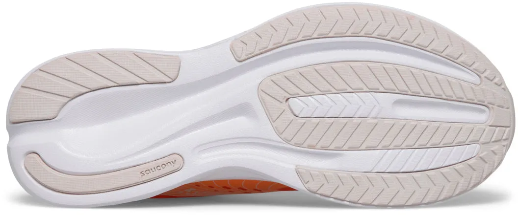 Saucony Ride KDZ Junior Running Shoes - Orange impact - protection shoes