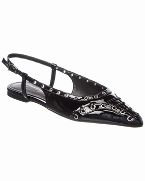 All-Season Style Trade Glow SCHUTZ Ruth Flat Patent Flat