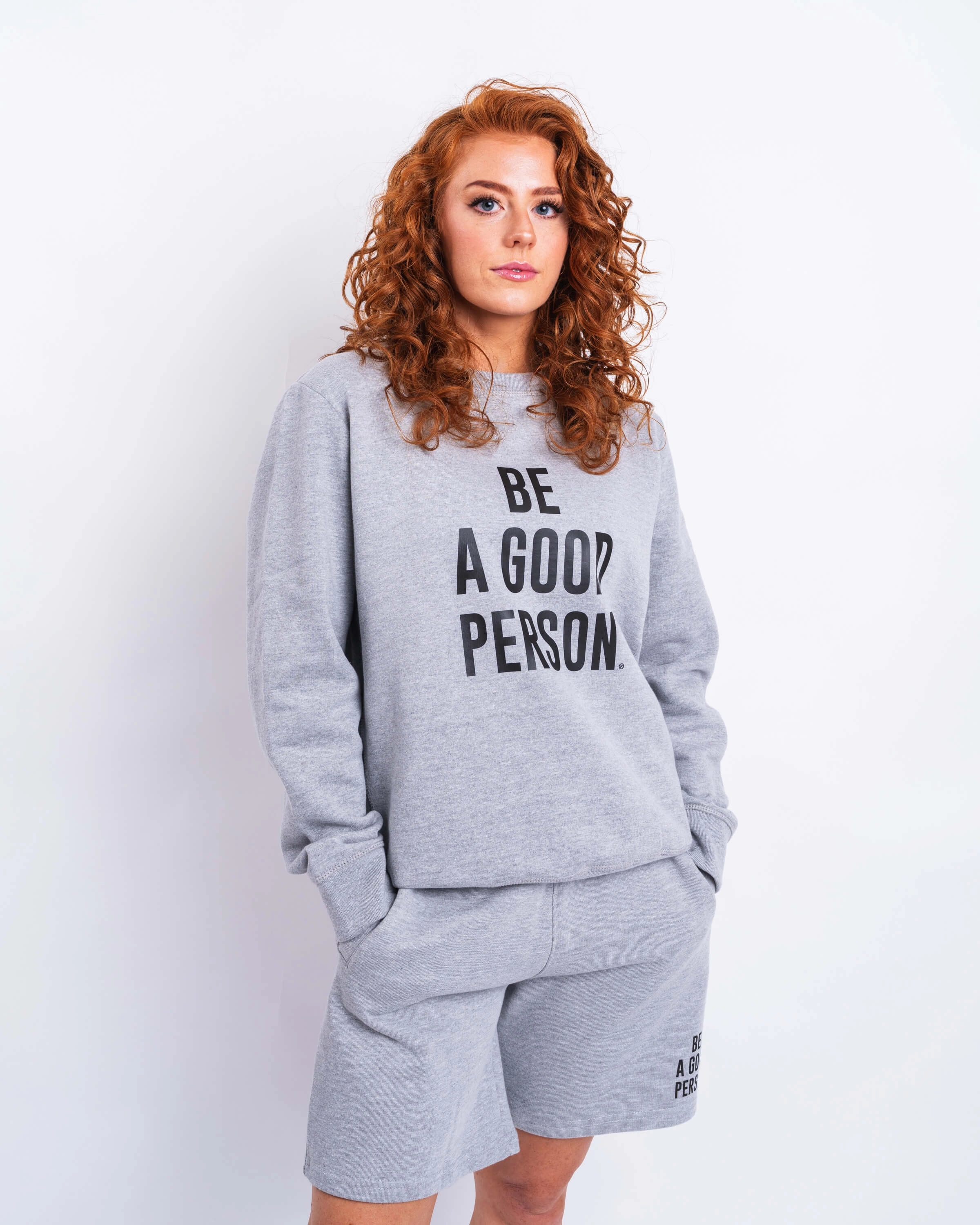 Signature Crewneck - Heather Grey Flexible Comfort Fit