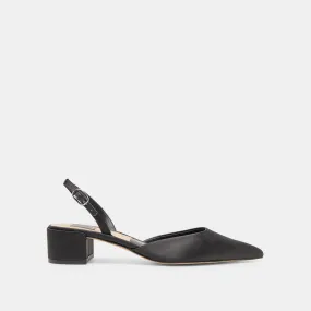 Work Pumps CAREL HEELS ONYX SATIN