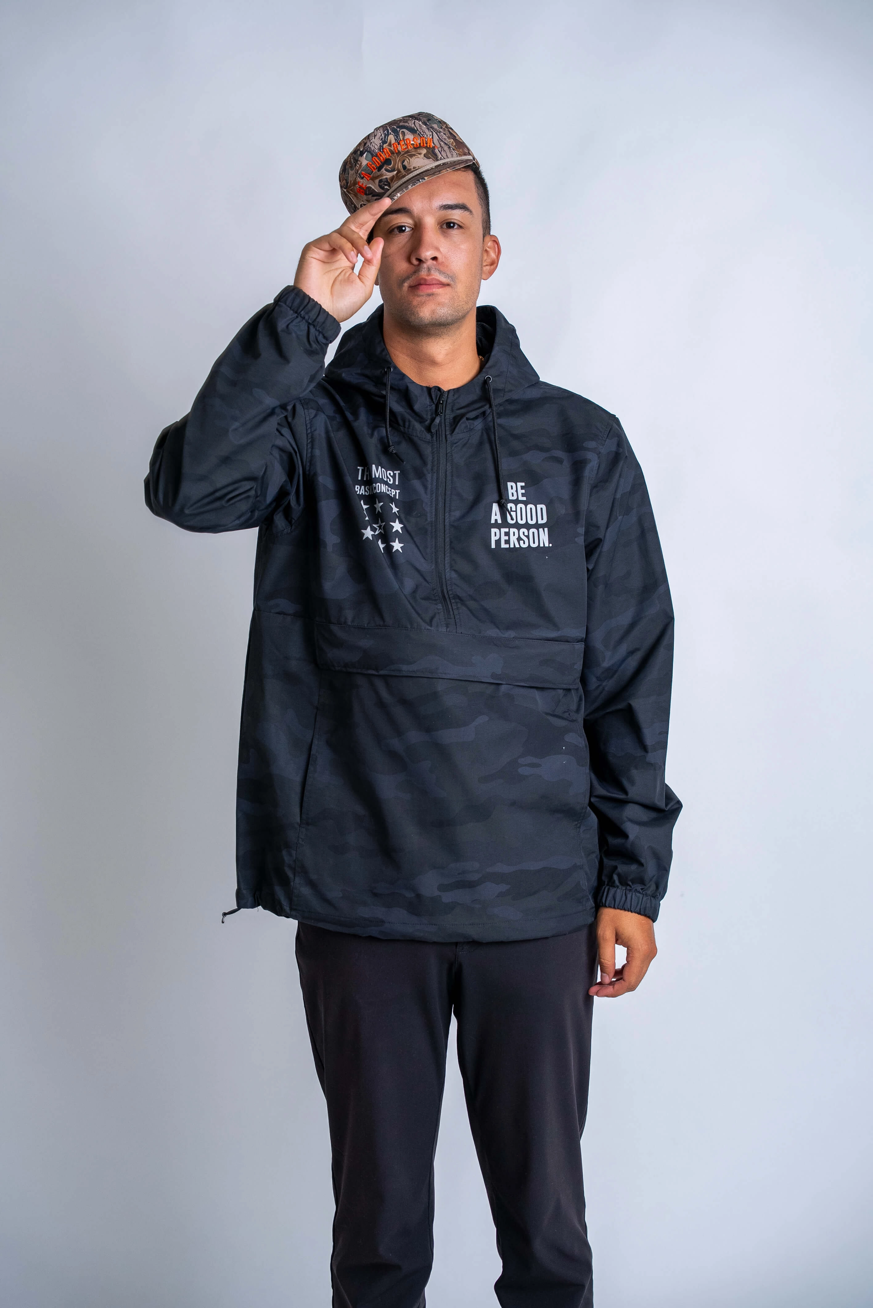 Urban Nomad Signature Anorak - Camo Black