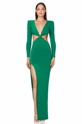 Nookie Jewel Gown - Emerald Cozy Touch