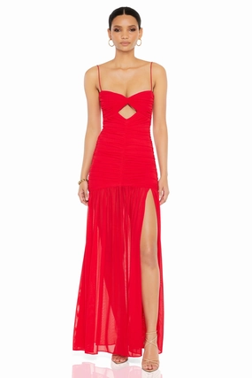 Nookie Monroe Gown - Flame Lounge Vibe