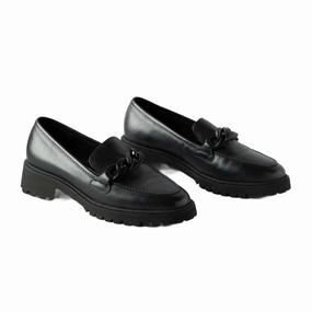 Trail View Women's Kiana Loafer In Black Leather
