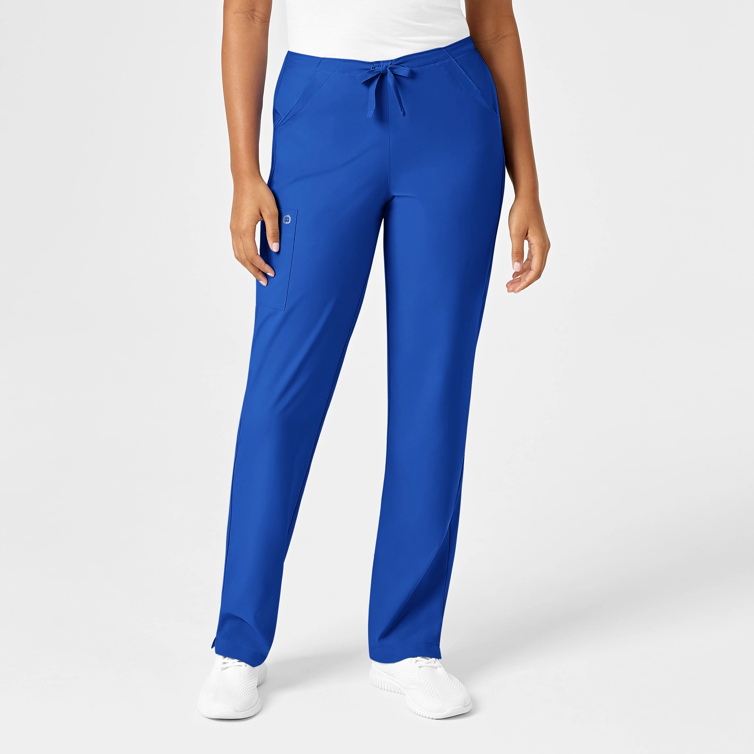 Chilly Layering W123 Women's Drawstring Scrub Pant - Royal