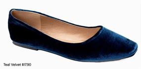 Women Over It Flat Shoe In Teal Versatile Cushioning